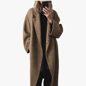 Women's Brown Wool Coat